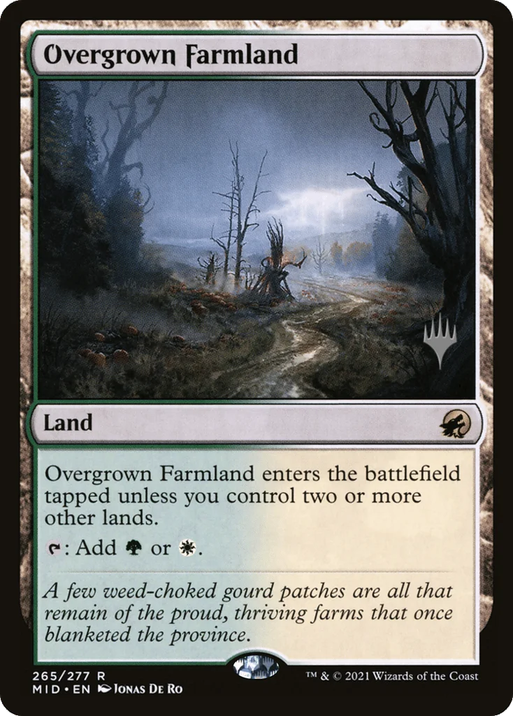 Overgrown Farmland · Innistrad: Midnight Hunt Promos