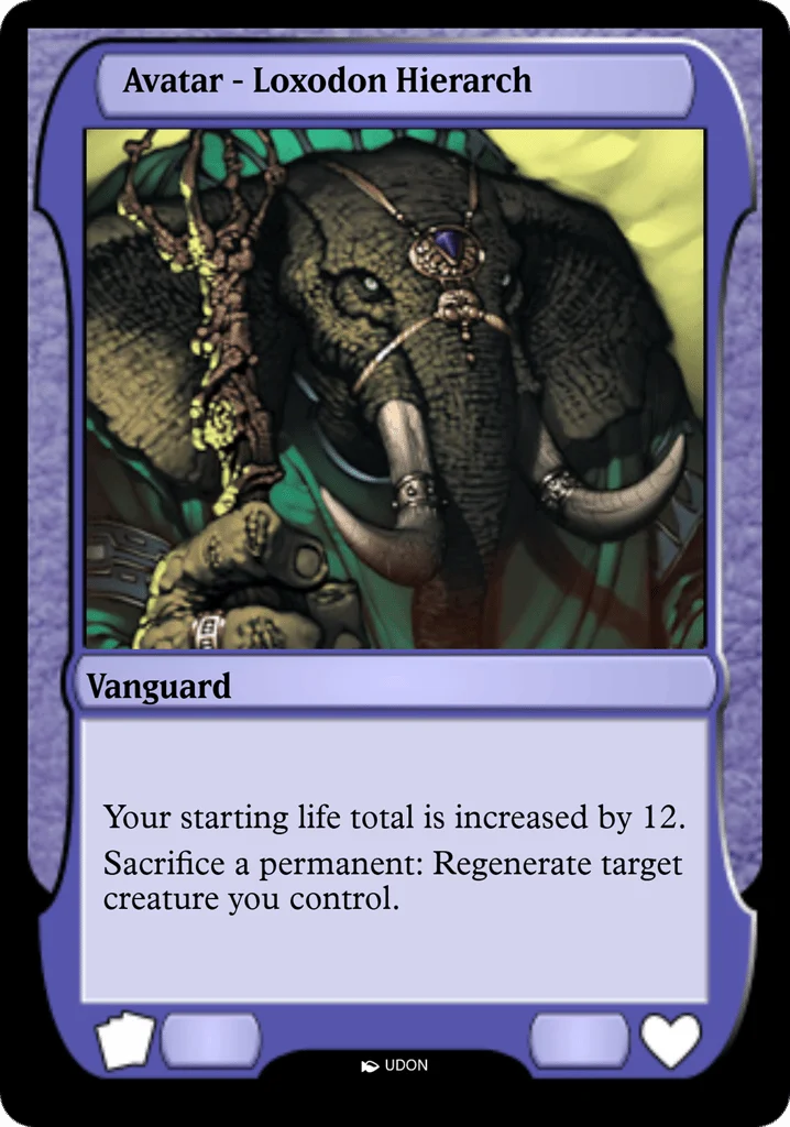 Loxodon Hierarch Avatar · Magic Online Avatars