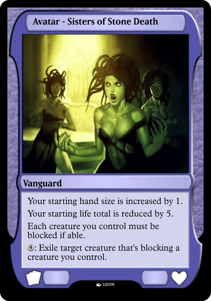 Sisters of Stone Death Avatar · Magic Online Avatars