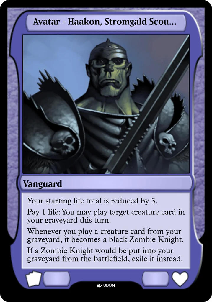 Haakon, Stromgald Scourge Avatar · Magic Online Avatars