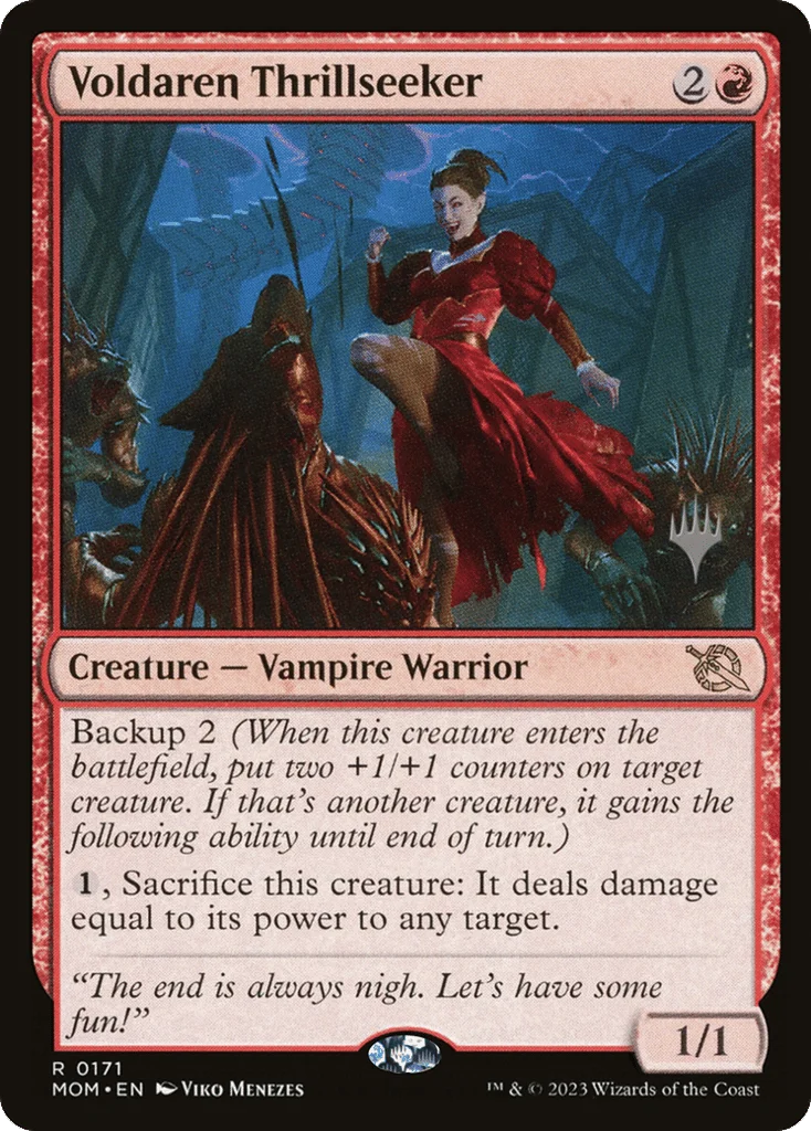 Voldaren Thrillseeker · March of the Machine Promos