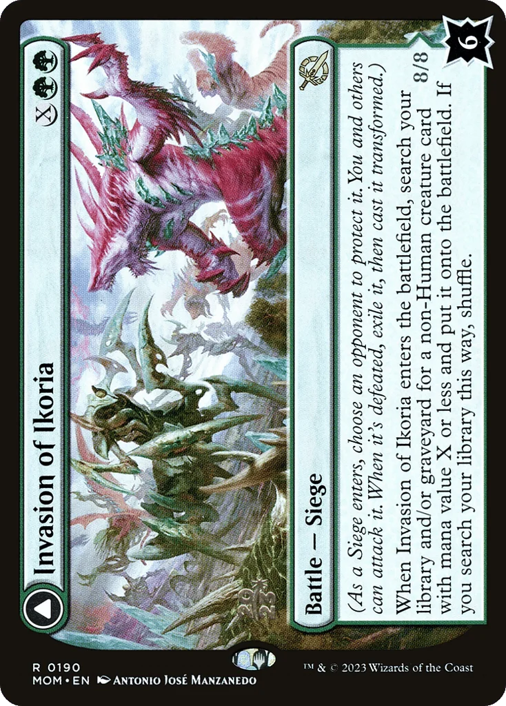 Invasion of Ikoria // Zilortha, Apex of Ikoria · March of the Machine Promos