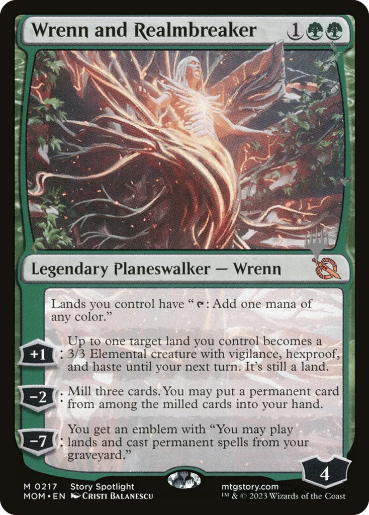Wrenn and Realmbreaker · March of the Machine Promos