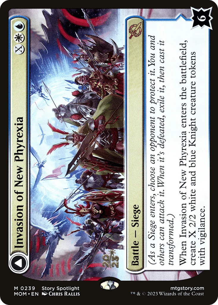 Invasion of New Phyrexia // Teferi Akosa of Zhalfir · March of the Machine Promos