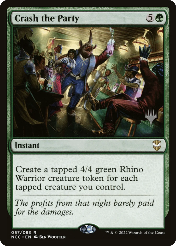 Crash the Party · New Capenna Commander Promos