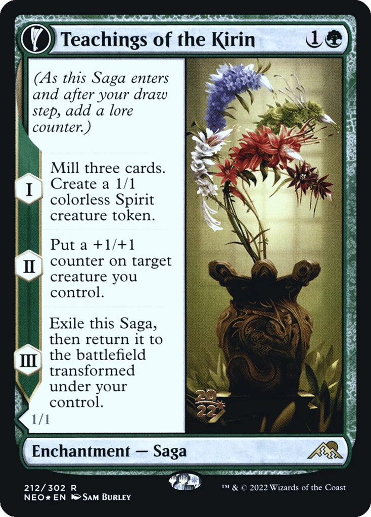 Teachings of the Kirin // Kirin-Touched Orochi · Kamigawa: Neon Dynasty Promos