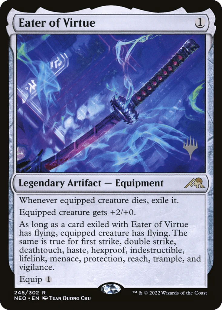 Eater of Virtue · Kamigawa: Neon Dynasty Promos