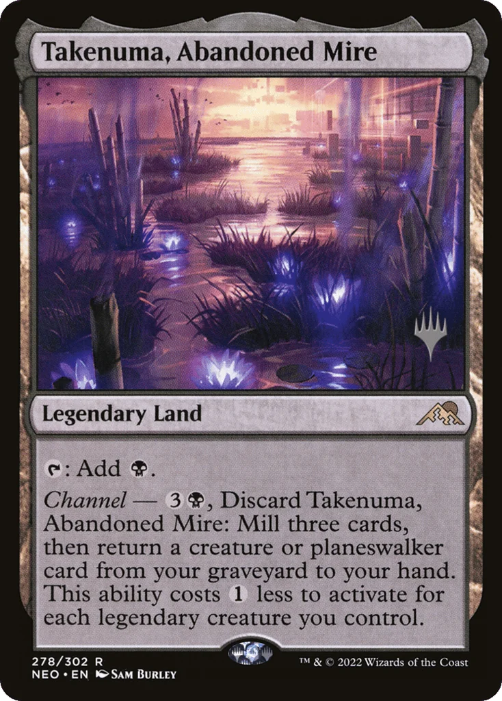 Takenuma, Abandoned Mire · Kamigawa: Neon Dynasty Promos