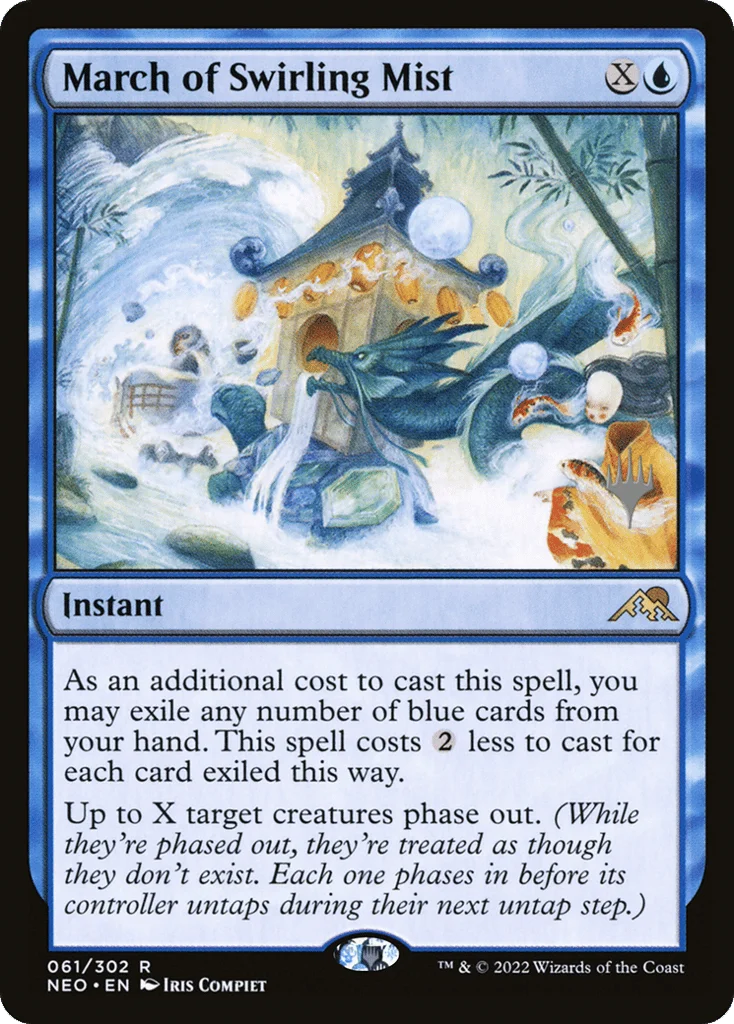 March of Swirling Mist · Kamigawa: Neon Dynasty Promos