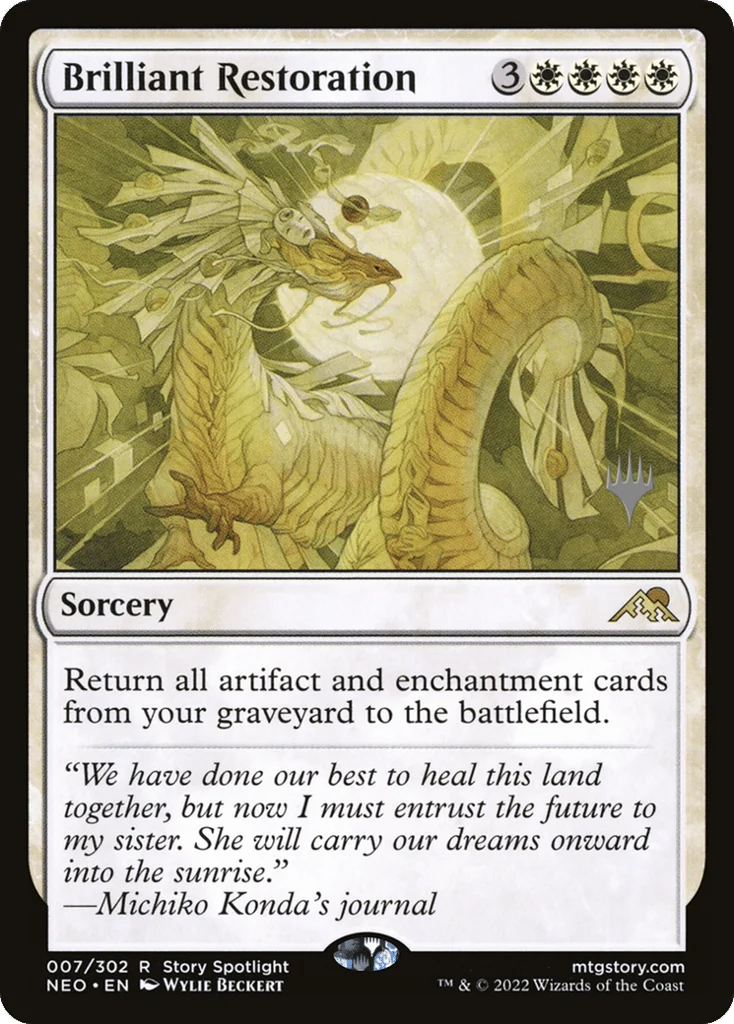 Brilliant Restoration · Kamigawa: Neon Dynasty Promos