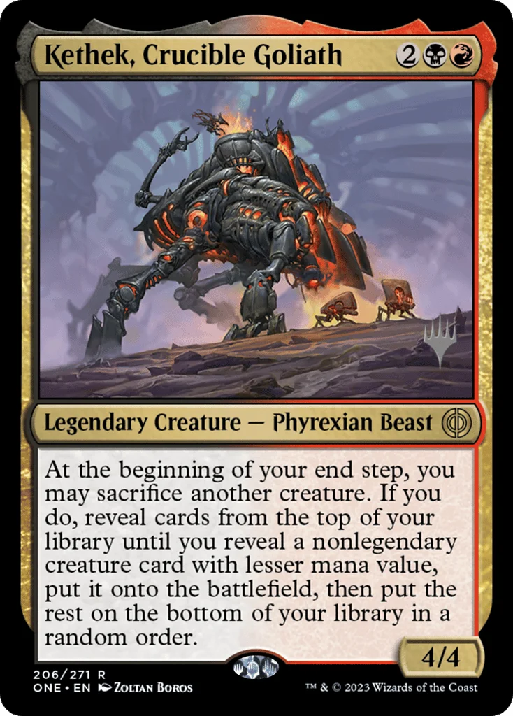 Kethek, Crucible Goliath · Phyrexia: All Will Be One Promos