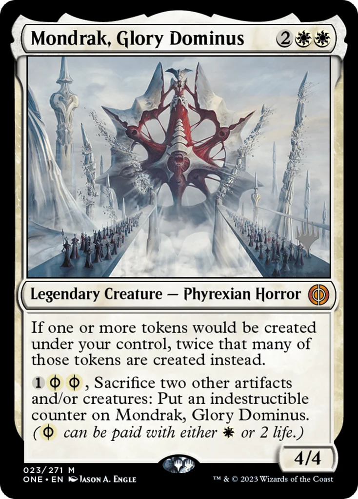 Mondrak, Glory Dominus · Phyrexia: All Will Be One Promos