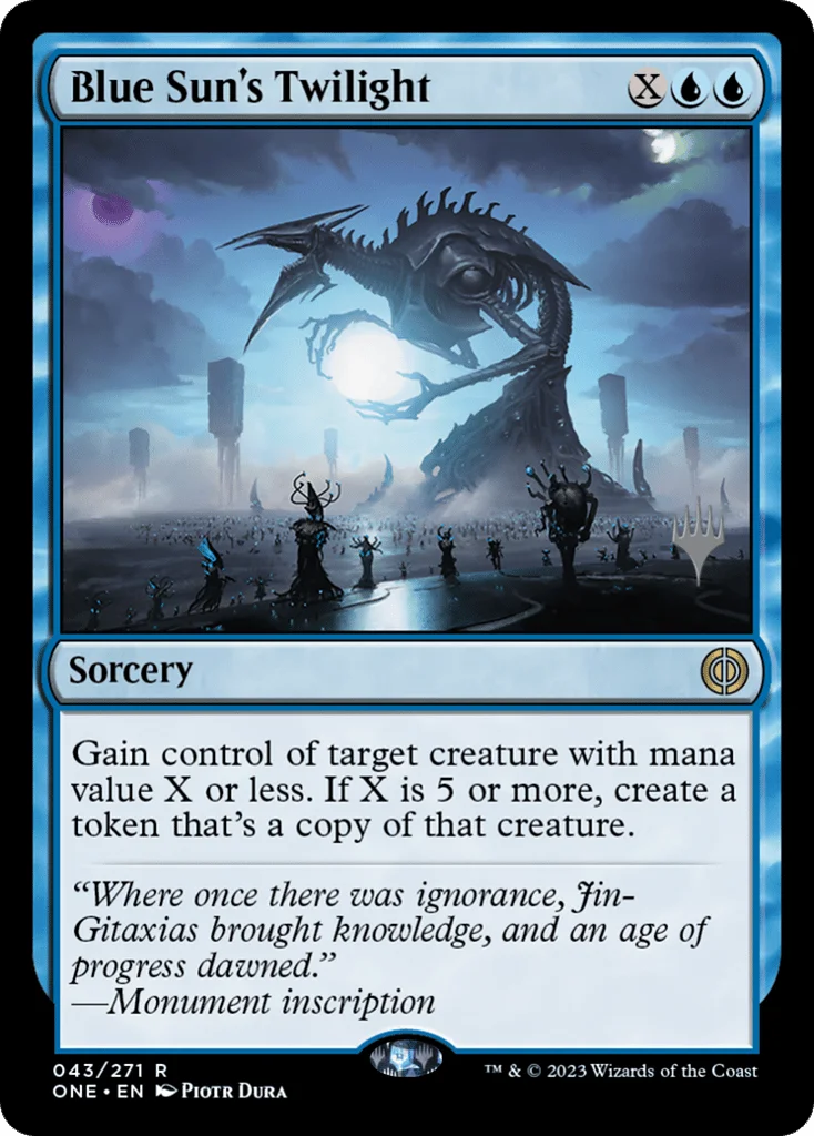 Blue Sun's Twilight · Phyrexia: All Will Be One Promos