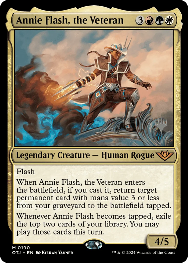 Annie Flash, the Veteran · Outlaws of Thunder Junction Promos