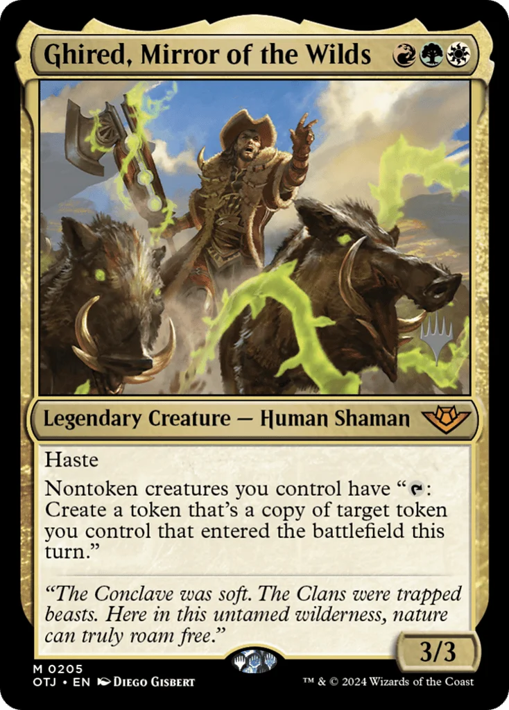 Ghired, Mirror of the Wilds · Outlaws of Thunder Junction Promos