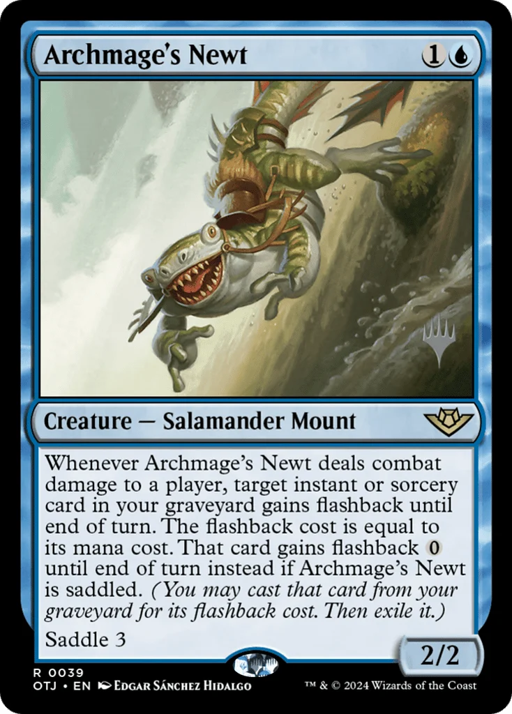 Archmage's Newt · Outlaws of Thunder Junction Promos