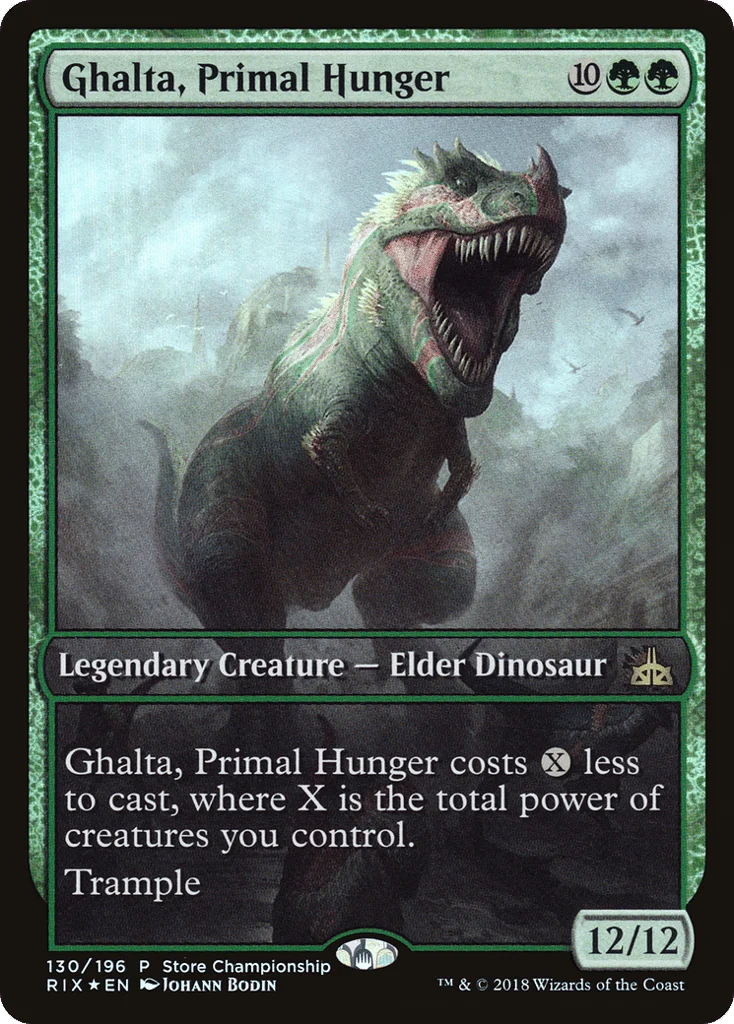 Ghalta, Primal Hunger · Rivals of Ixalan Promos