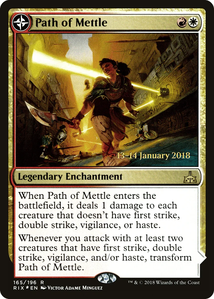 Path of Mettle // Metzali, Tower of Triumph · Rivals of Ixalan Promos