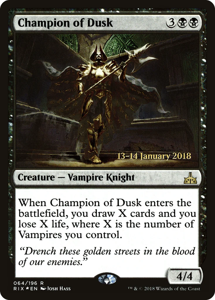 Champion of Dusk · Rivals of Ixalan Promos