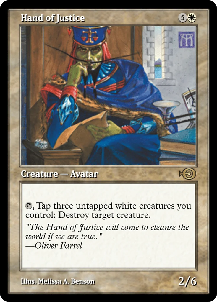 Hand of Justice · Magic Online Promos