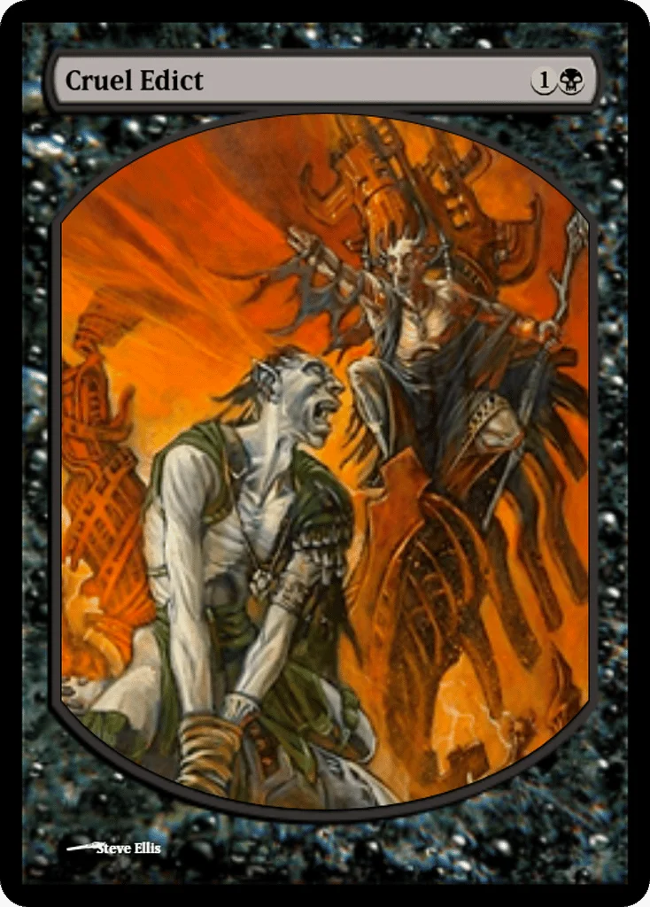 Cruel Edict · Magic Online Promos