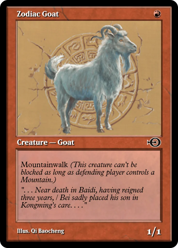 Zodiac Goat · Magic Online Promos