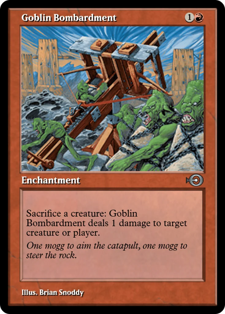 Goblin Bombardment · Magic Online Promos