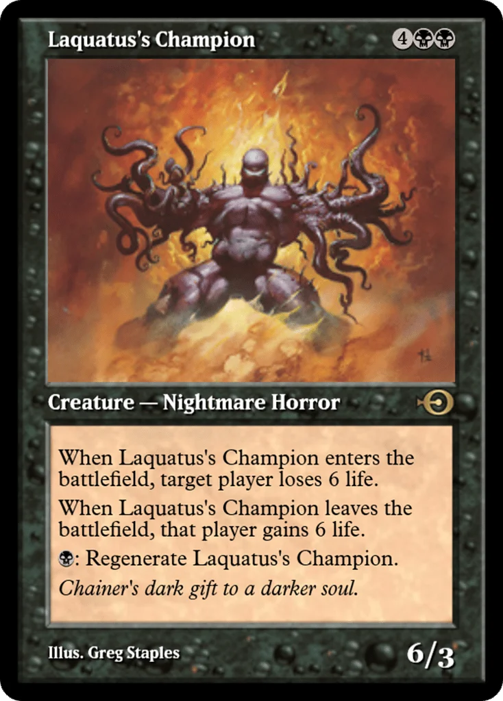 Laquatus's Champion · Magic Online Promos