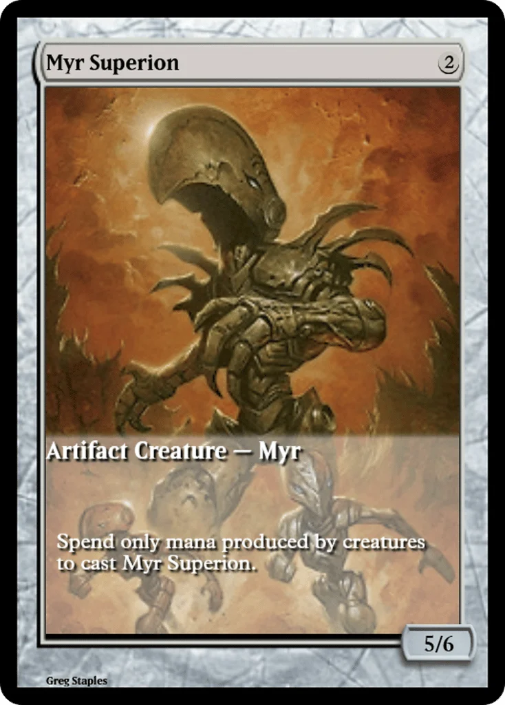 Myr Superion · Magic Online Promos