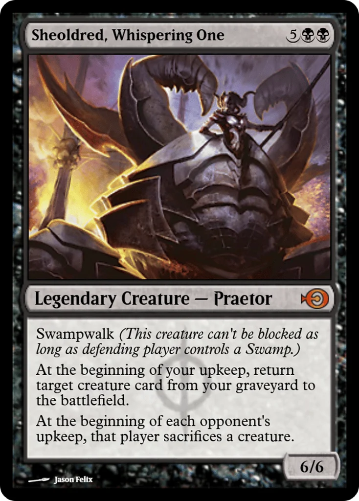 Sheoldred, Whispering One · Magic Online Promos