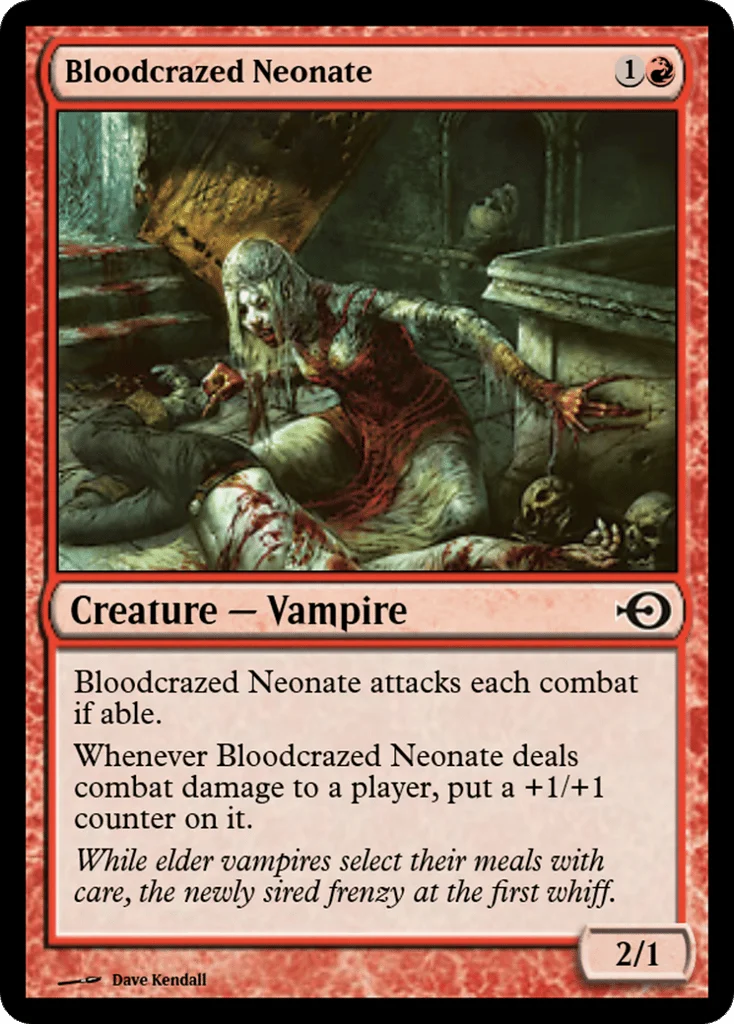 Bloodcrazed Neonate · Magic Online Promos