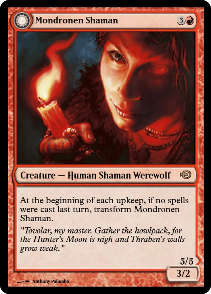 Mondronen Shaman // Tovolar's Magehunter · Magic Online Promos