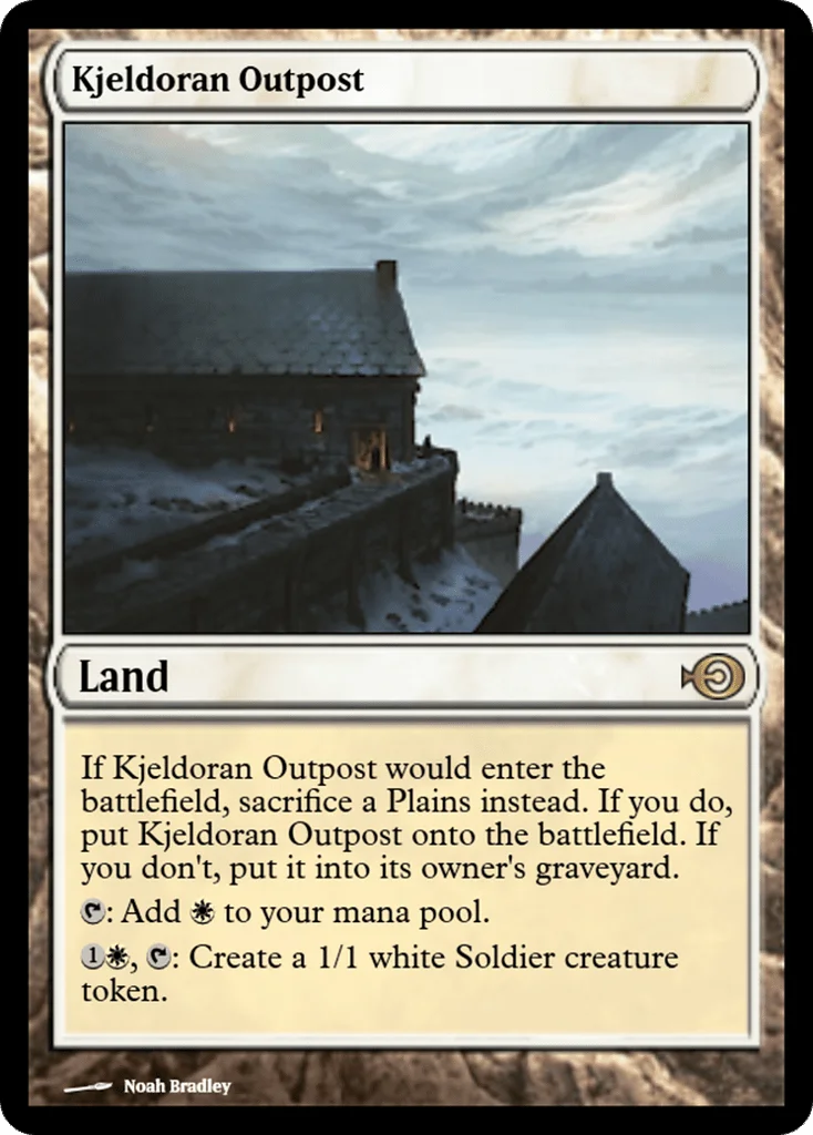 Kjeldoran Outpost · Magic Online Promos