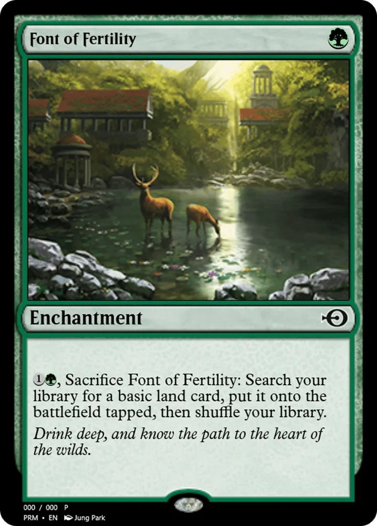 Font of Fertility · Magic Online Promos