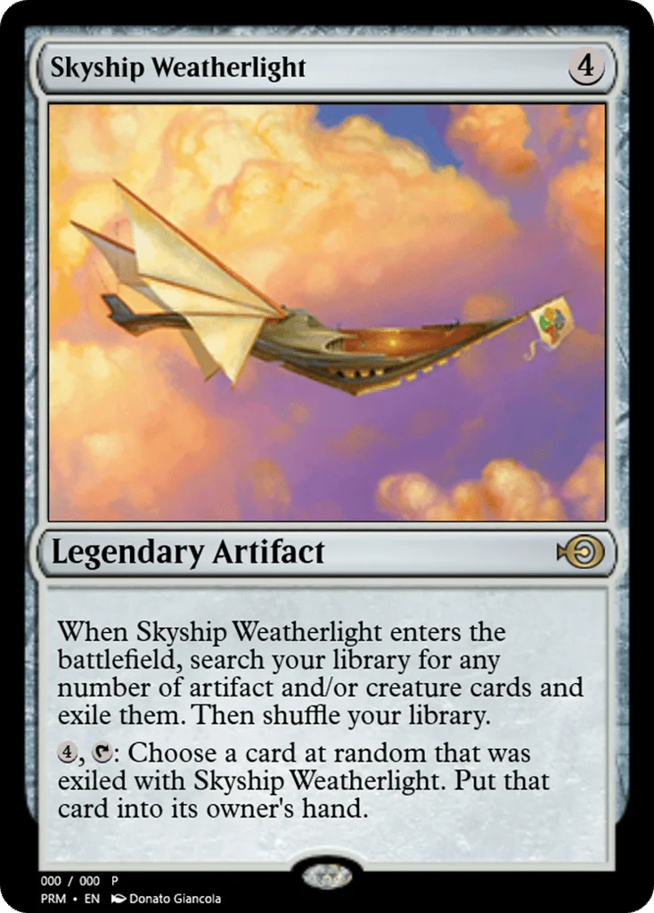 Skyship Weatherlight · Magic Online Promos