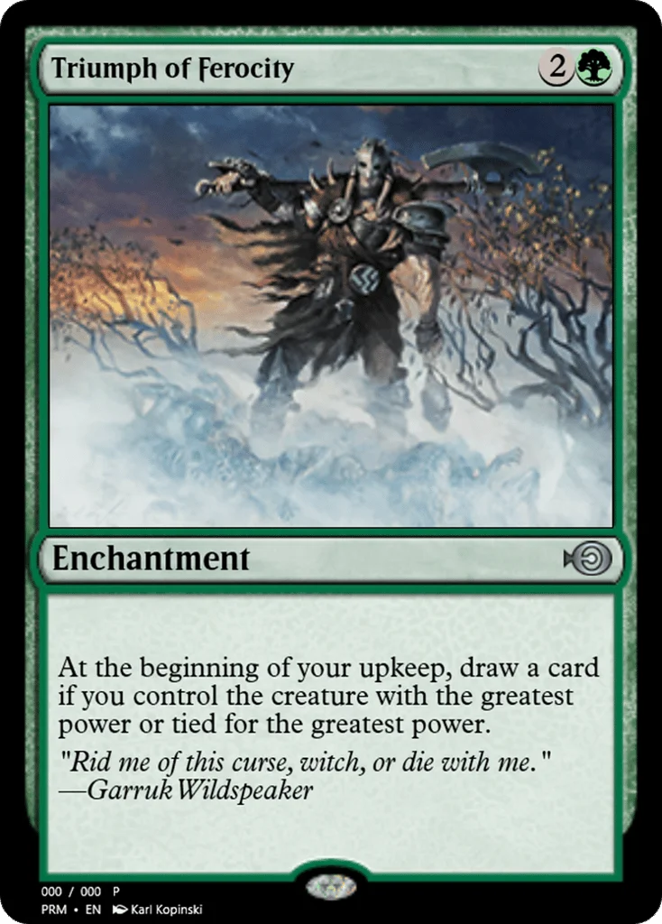 Triumph of Ferocity · Magic Online Promos