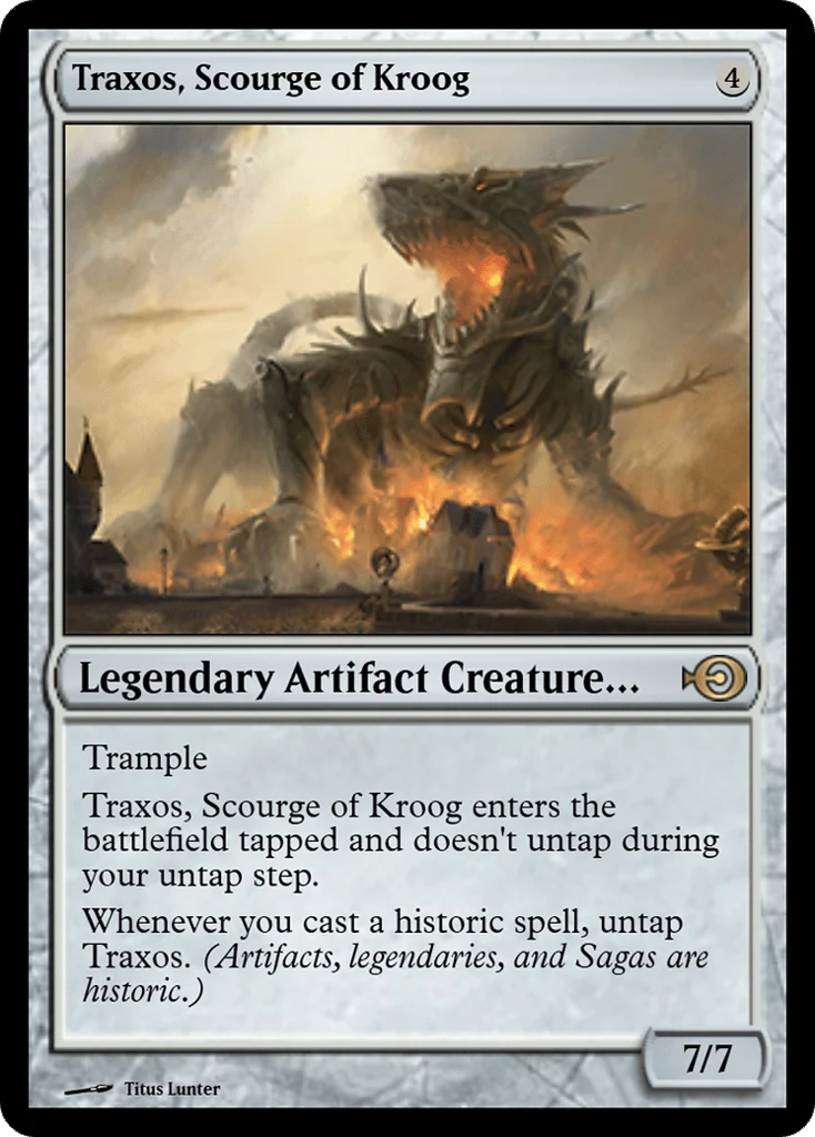 Traxos, Scourge of Kroog · Magic Online Promos