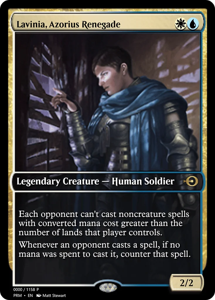 Lavinia, Azorius Renegade · Magic Online Promos