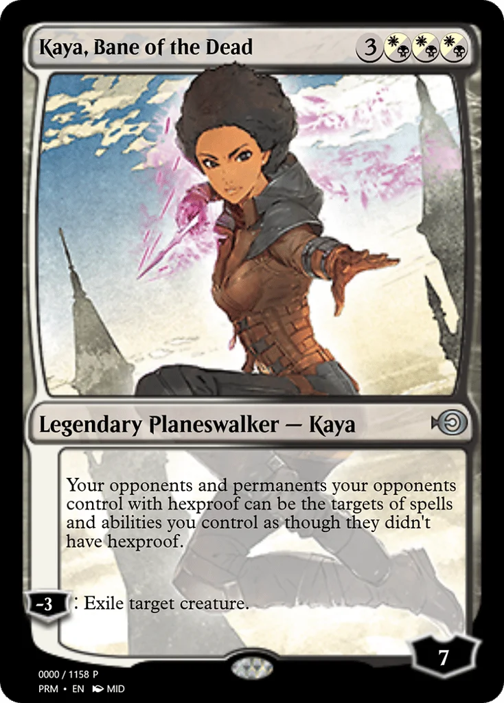 Kaya, Bane of the Dead · Magic Online Promos