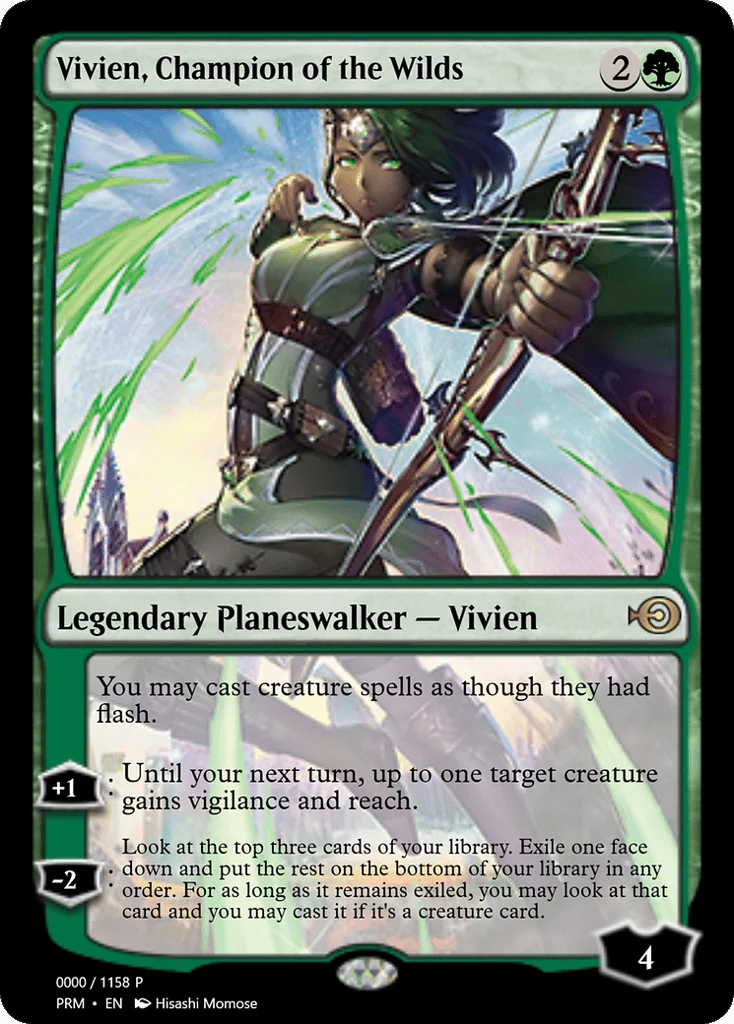 Vivien, Champion of the Wilds · Magic Online Promos