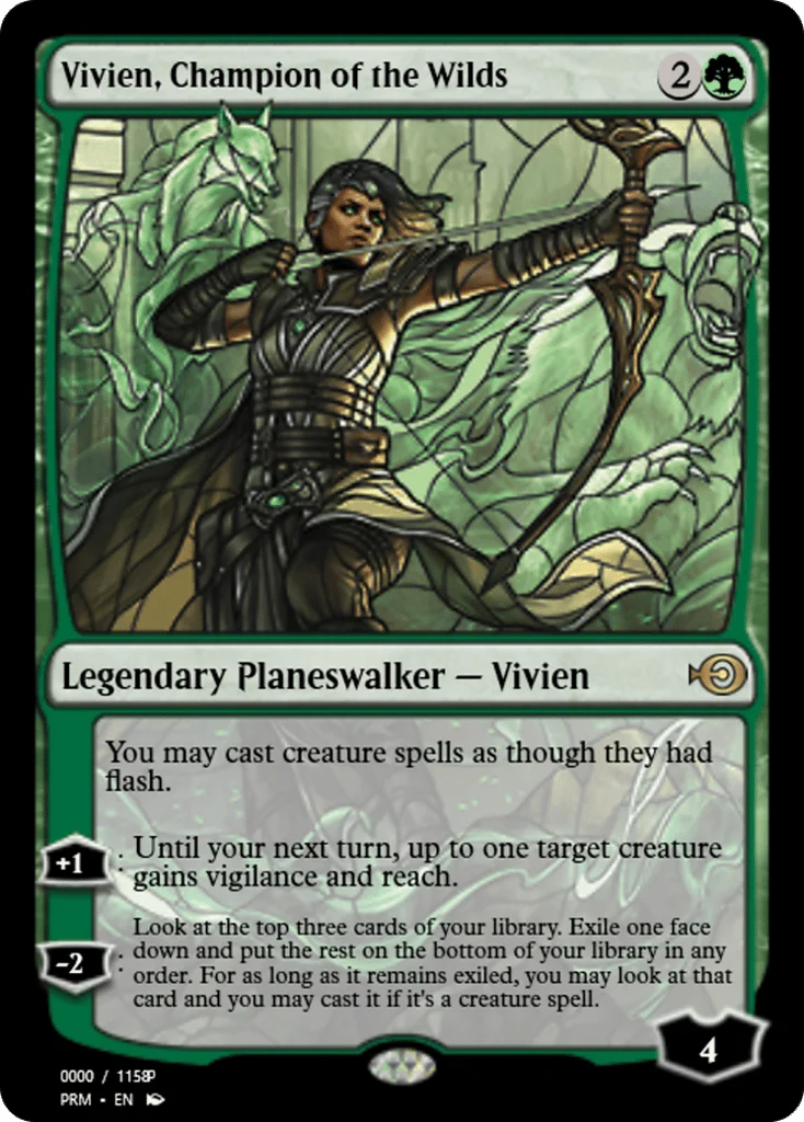 Vivien, Champion of the Wilds · Magic Online Promos