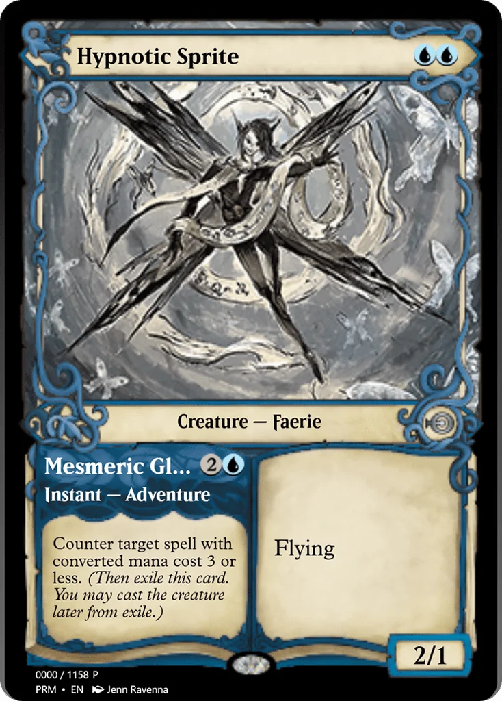 Hypnotic Sprite // Mesmeric Glare · Magic Online Promos