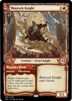 Rimrock Knight // Boulder Rush