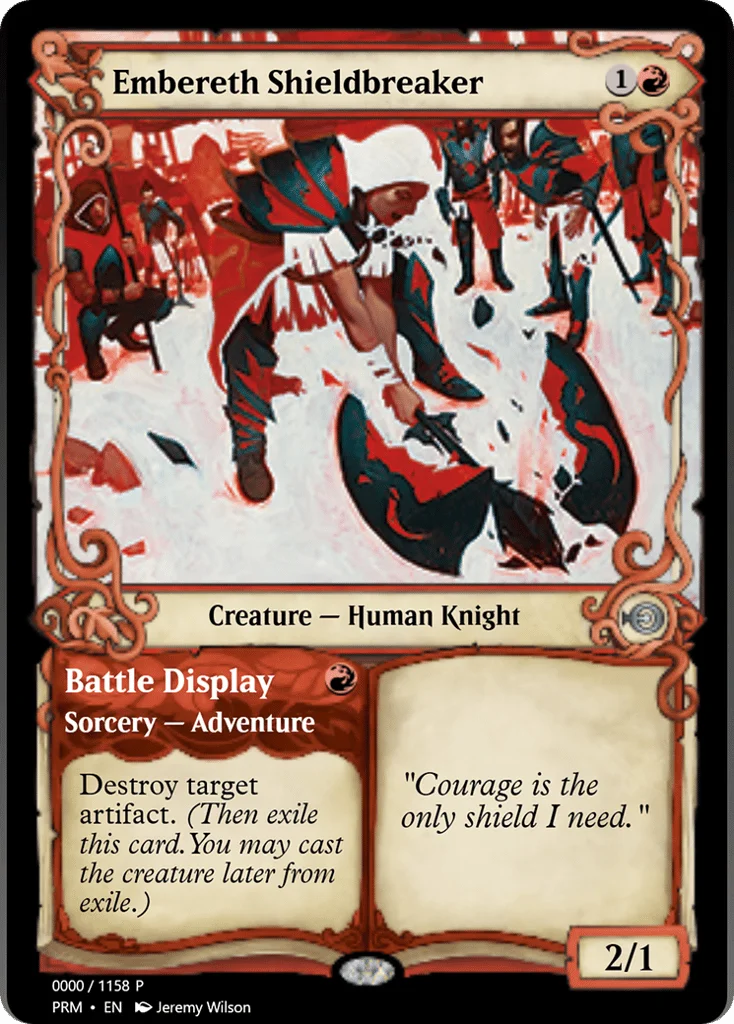 Embereth Shieldbreaker // Battle Display · Magic Online Promos