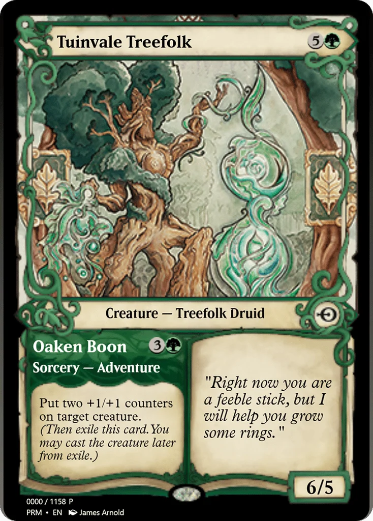 Tuinvale Treefolk // Oaken Boon · Magic Online Promos