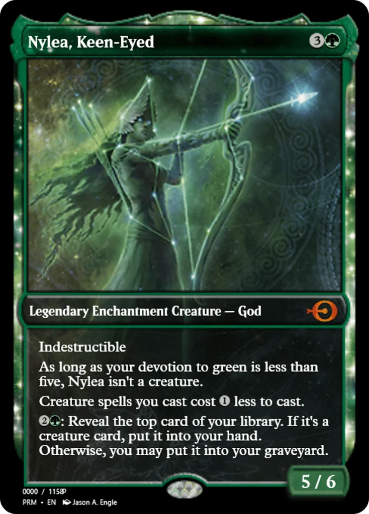 Nylea, Keen-Eyed · Magic Online Promos