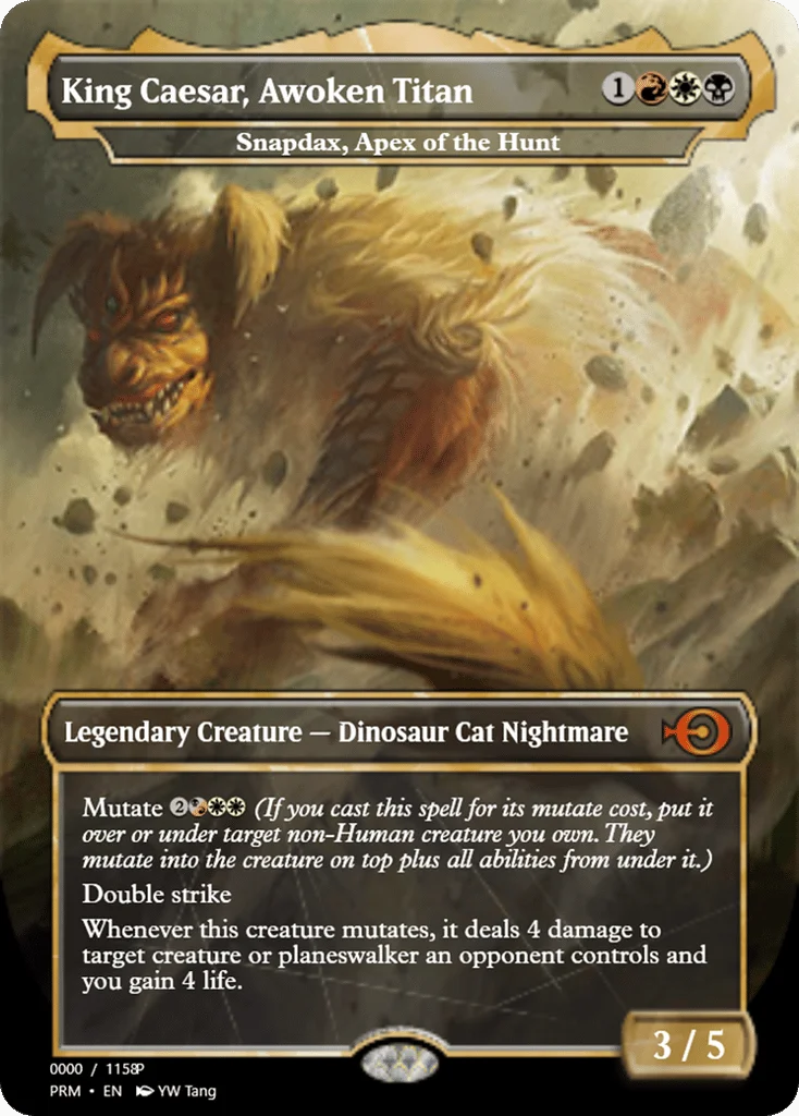 Snapdax, Apex of the Hunt · Magic Online Promos