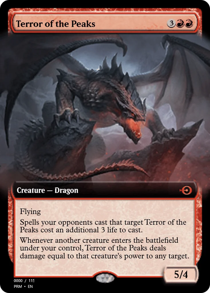 Terror of the Peaks · Magic Online Promos