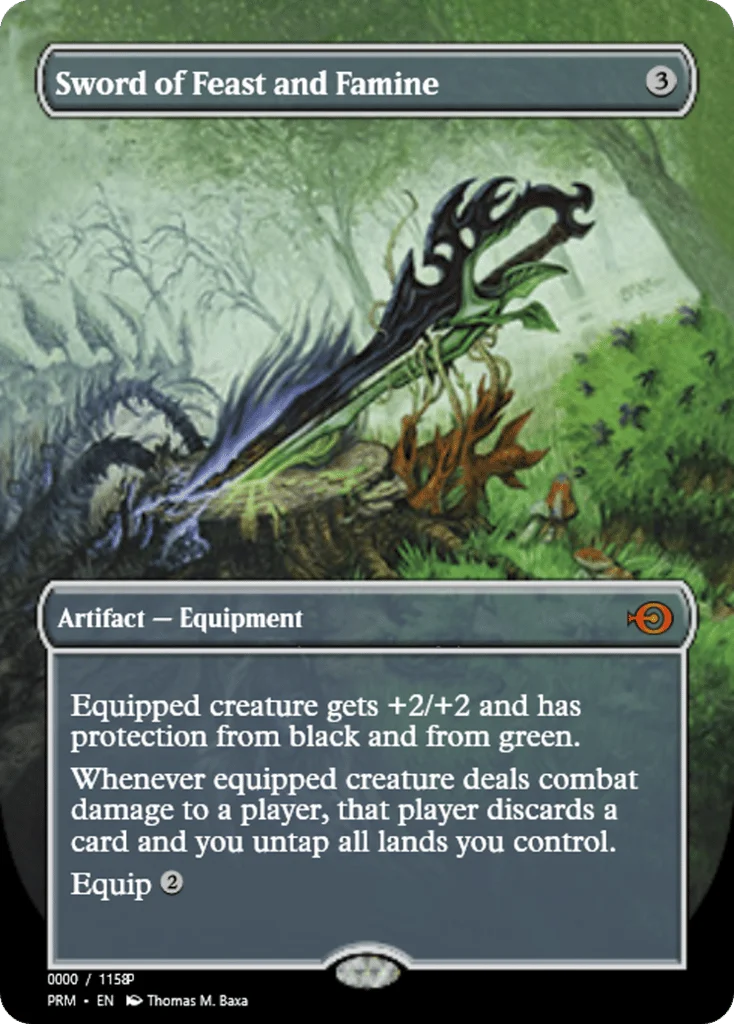 Sword of Feast and Famine · Magic Online Promos