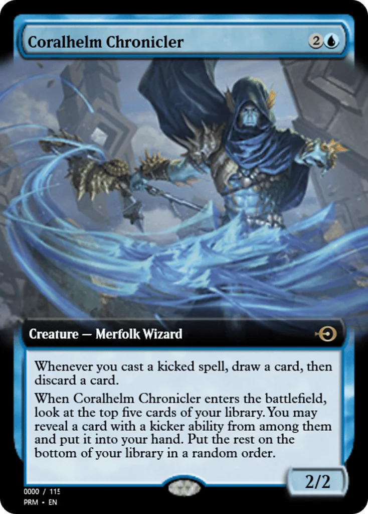 Coralhelm Chronicler · Magic Online Promos